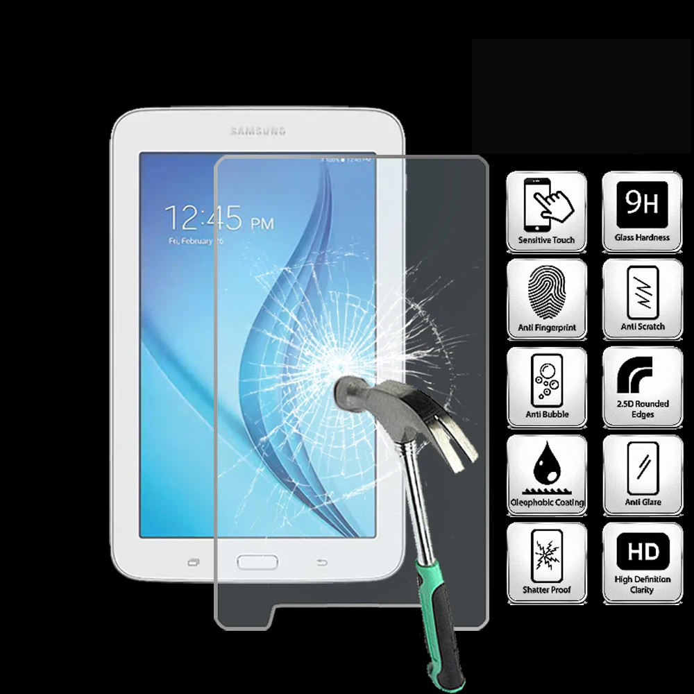 For Samsung Galaxy Tab E Lite 7.0 - Tablet Tempered Glass Screen Protector Cover Screen Film Protector Guard Cover
For Samsung Galaxy Tab E Lite 7.0 - Tablet Tempered Glass Screen Protector Cover Screen Film Protector Guard Cover