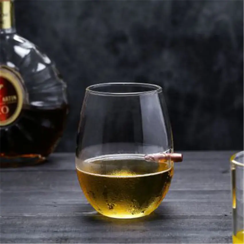 Creative Bullet Beer Cup Household Explosion-proof Tea Cup Lead-free Juice Cold Drink Cup Glass Spade A Glass Cup
Creative Bullet Beer Cup Household Explosion-proof Tea Cup Lead-free Juice Cold Drink Cup Glass Spade A Glass Cup