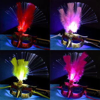 Party Mask Glowing Carnival LED Mask for Party Multicolor Luminous Mask Halloween Decoration Carnival Costumes Ladies Led Mask
Party Mask Glowing Carnival LED Mask for Party Multicolor Luminous Mask Halloween Decoration Carnival Costumes Ladies Led Mask