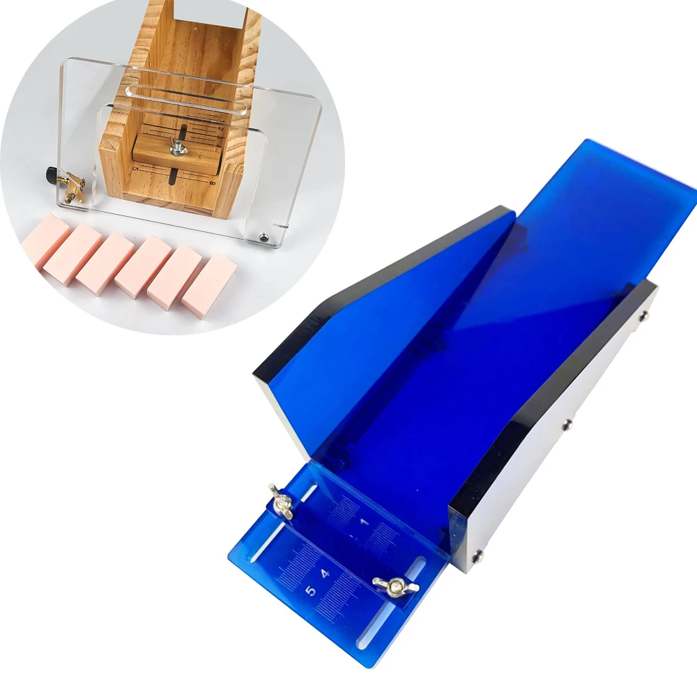 Adjustable Soap Slicer Cutting Tool Acrylic Non-Stick Cutter with Wire Loaf Mold DIY Making Supplies Slice | Дом и сад