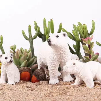 1Pc Polar Bear Model Toy Cute Artificial White Polar Bear Toy Animal Model Desk Decor Children Gift Toys For Kids 
1Pc Polar Bear Model Toy Cute Artificial White Polar Bear Toy Animal Model Desk Decor Children Gift Toys For Kids