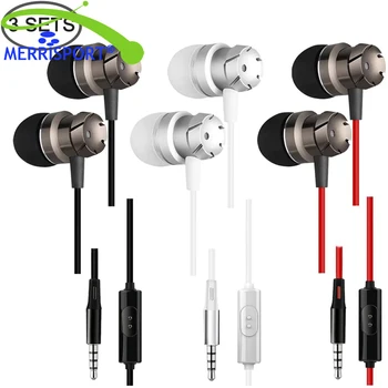 3 Packs Earbud Earphones with Microphone, In Ear Earphone Stereo Sound for iOS and Android Smartphones, Laptops, Gaming, PC, LG
3 Packs Earbud Earphones with Microphone, In Ear Earphone Stereo Sound for iOS and Android Smartphones, Laptops, Gaming, PC, LG