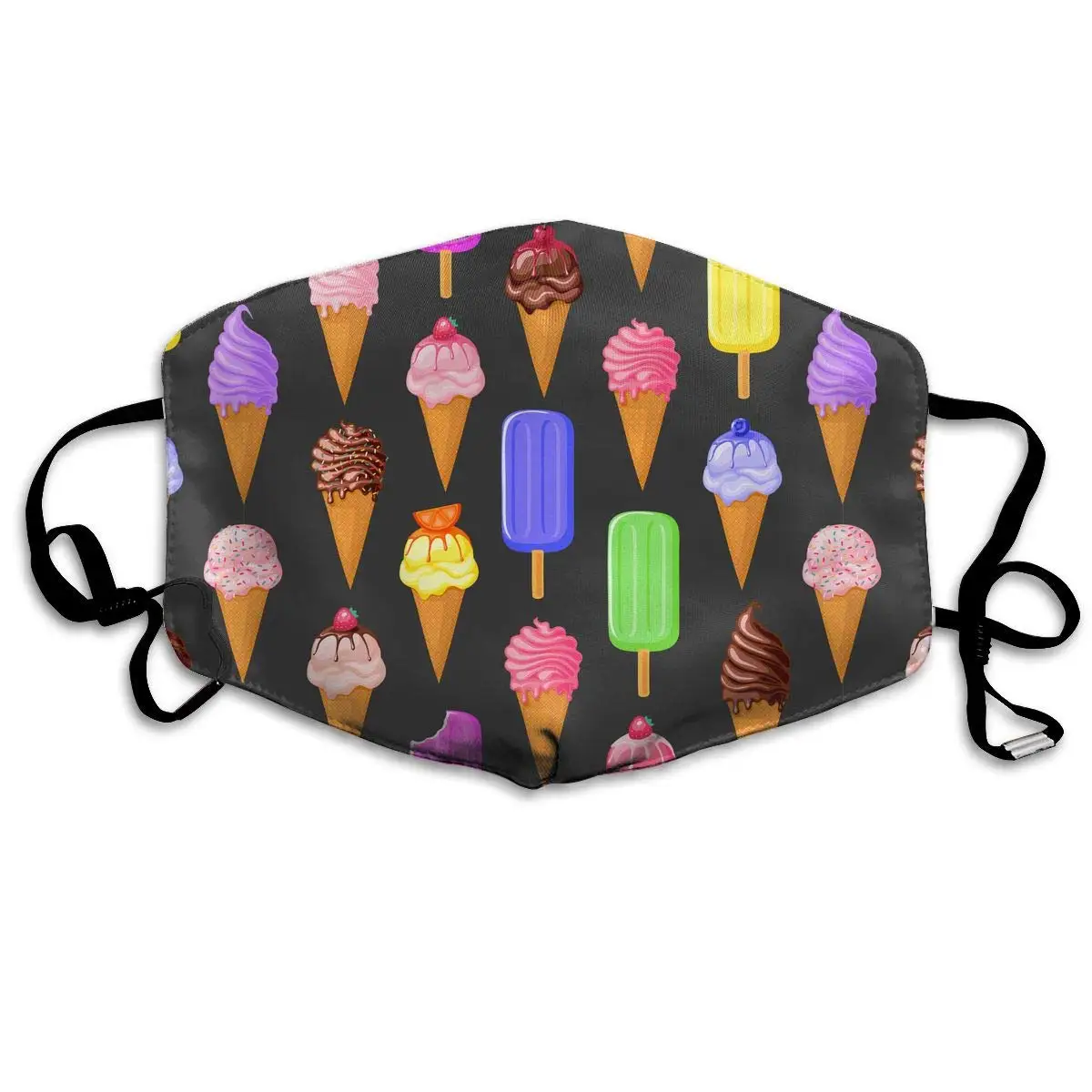 Multicolored Fruit Ice Cream Pattern Washable Reusable Mask, Cotton Anti Dust Half Face Mouth Mask For Kids Teens Men Women
Multicolored Fruit Ice Cream Pattern Washable Reusable Mask, Cotton Anti Dust Half Face Mouth Mask For Kids Teens Men Women