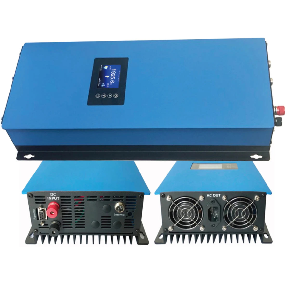 1000W Grid Tie Inverter with limiter LCD display 22-65V/45-90V DC Input to 110V/220V AC Pure Sine Wave Grid Tie inverter
1000W Grid Tie Inverter with limiter LCD display 22-65V/45-90V DC Input to 110V/220V AC Pure Sine Wave Grid Tie inverter