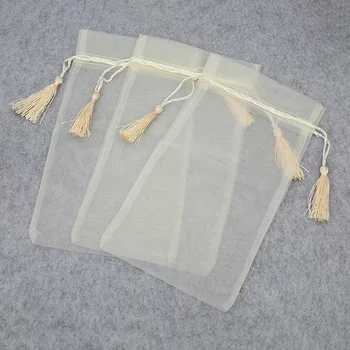 2pcs Reusable Nylon Yarn Bag Jewelry Gift Packaging Bag With Tassels Translucent Drawstring Pocket Storage Bag Coin Purse
2pcs Reusable Nylon Yarn Bag Jewelry Gift Packaging Bag With Tassels Translucent Drawstring Pocket Storage Bag Coin Purse