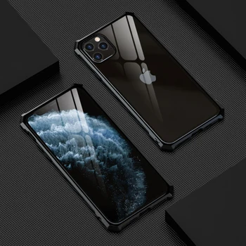 Luxury Slim Hard Rhombus Aluminum Metal Phone Case For Apple iPhone 11/ 11 Pro/ 11 Pro Max Back Clear Tempered Glass Cover Case
Luxury Slim Hard Rhombus Aluminum Metal Phone Case For Apple iPhone 11/ 11 Pro/ 11 Pro Max Back Clear Tempered Glass Cover Case