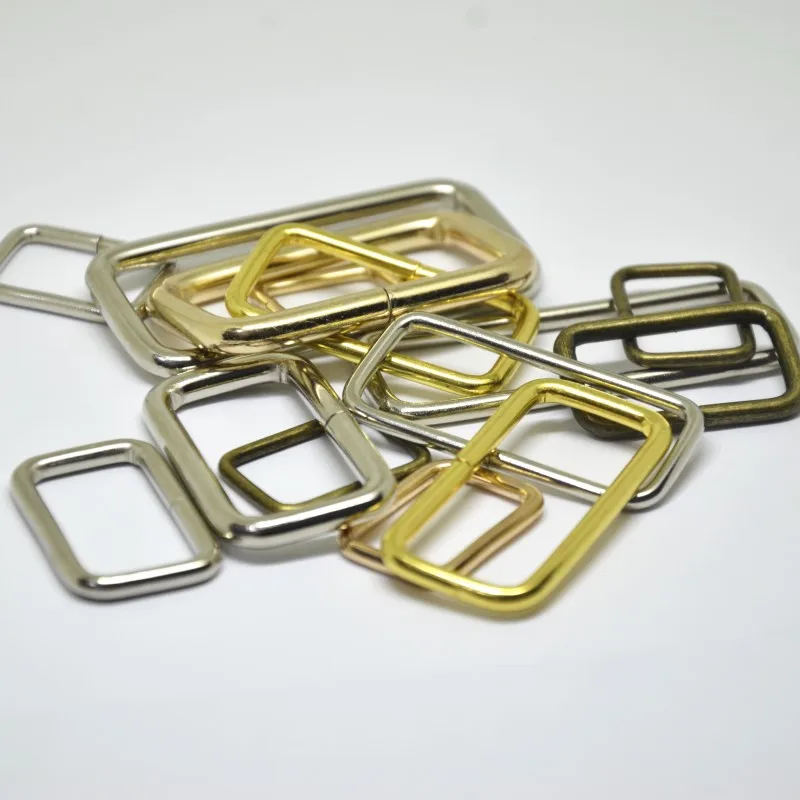 20pcs Metal Wire Formed Rectangle Buckle Nonwelded DIY Ring Loop Ribbon Slider Belt buckle Hook Package Accessories
20pcs Metal Wire Formed Rectangle Buckle Nonwelded DIY Ring Loop Ribbon Slider Belt buckle Hook Package Accessories