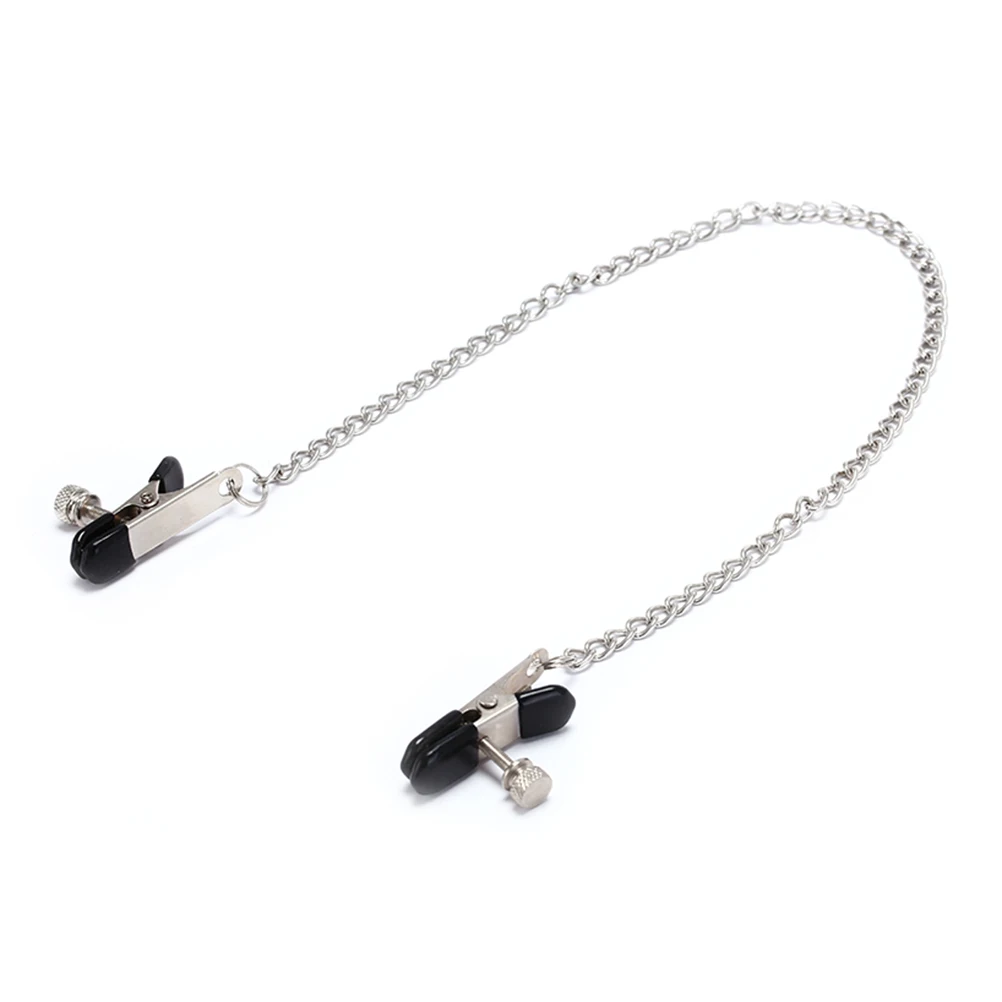 

1Pcs Butterfly Style Stainless Steel Metal Chain Nipple Milk Clips Breast Clip Slaves Nipple Clamps Exotic Accessories