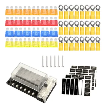 12 Way Blade Fuse Box Block Holder LED Indicator 12V 32V Car Marine Waterproof
12 Way Blade Fuse Box Block Holder LED Indicator 12V 32V Car Marine Waterproof
