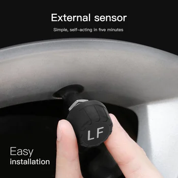 LCDcolorscreen Solar EnergyTPMS tirepressurealarmmonitoring system Automobile safety alarm system tire pressuretemperature alarm
LCDcolorscreen Solar EnergyTPMS tirepressurealarmmonitoring system Automobile safety alarm system tire pressuretemperature alarm
