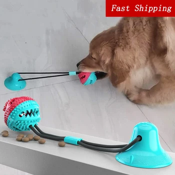 Dog Toys Silicone Suction Cup Tug For Large Dogs Push Ball Toy Pet Tooth Cleaning Toothbrush for Puppy large Biting Toy
Dog Toys Silicone Suction Cup Tug For Large Dogs Push Ball Toy Pet Tooth Cleaning Toothbrush for Puppy large Biting Toy