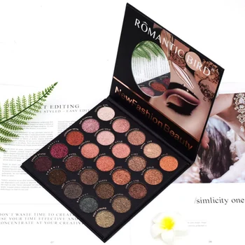 Natural 25 Color Glitter Eyeshadow Palette Mirror Sexy Color Eye Shadow Powder Makeup Face Personality Fashion Comfortable
Natural 25 Color Glitter Eyeshadow Palette Mirror Sexy Color Eye Shadow Powder Makeup Face Personality Fashion Comfortable