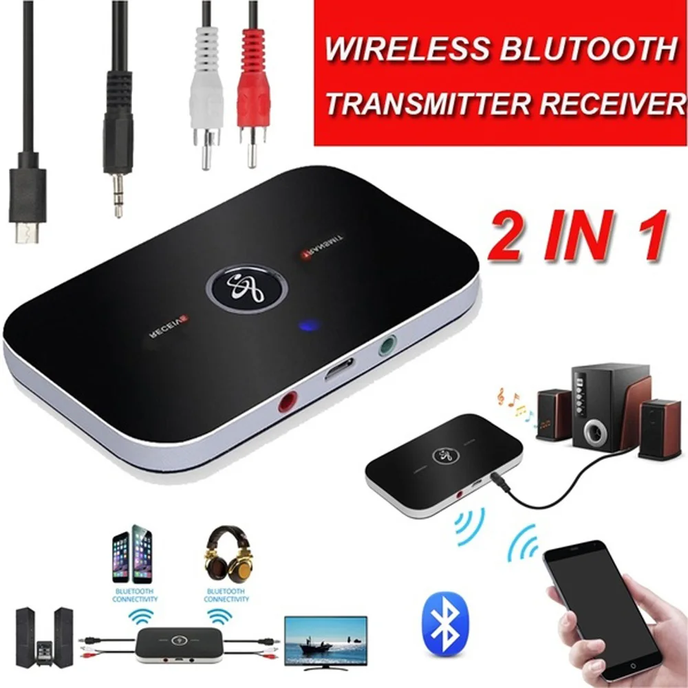 Hifi 2 In 1 Bluetooth 4.1 Audio Transmitter Receiver Portable APTX Audio Player Aux 3.5mm Integrated Machine Adapter For PhoneS
Hifi 2 In 1 Bluetooth 4.1 Audio Transmitter Receiver Portable APTX Audio Player Aux 3.5mm Integrated Machine Adapter For PhoneS