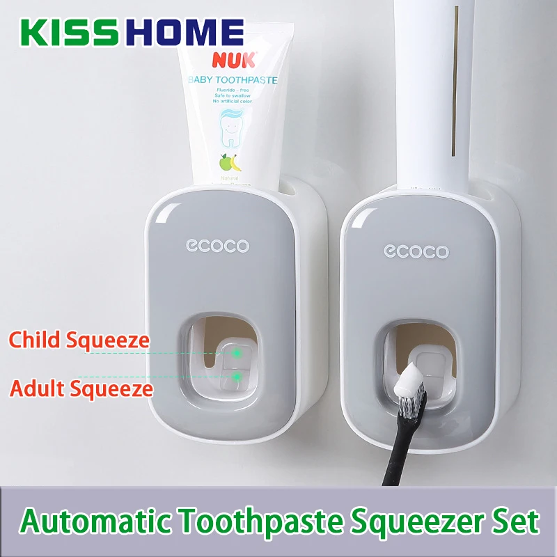WallMount Automatic toothpaste squeezer set squeezer suction wall-mounted toothbrush rack free punch toothpaste squeeze artifact
WallMount Automatic toothpaste squeezer set squeezer suction wall-mounted toothbrush rack free punch toothpaste squeeze artifact