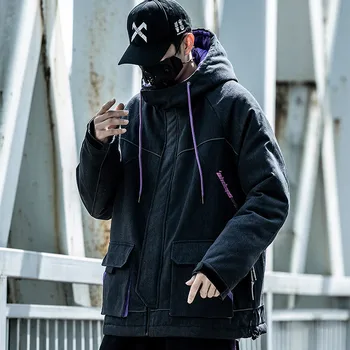 tide in winter cotton male tide ins tooling coat stitching color matching with thick cotton-padded jacket
tide in winter cotton male tide ins tooling coat stitching color matching with thick cotton-padded jacket