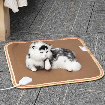 Pet Dog Cat Winter Warm Electric Heated Pad Mat Carpet Temperature Adjustable Heating Seat Plush Bed Blanket 12V 220V 45x45cm
Pet Dog Cat Winter Warm Electric Heated Pad Mat Carpet Temperature Adjustable Heating Seat Plush Bed Blanket 12V 220V 45x45cm
