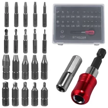 22Pcs Damaged Screw Extractor Set Drill Bit Tool HSS Bolt Stud Slip Teeth Remover Set with Magnetic Bit Holder Socket Adapter
22Pcs Damaged Screw Extractor Set Drill Bit Tool HSS Bolt Stud Slip Teeth Remover Set with Magnetic Bit Holder Socket Adapter