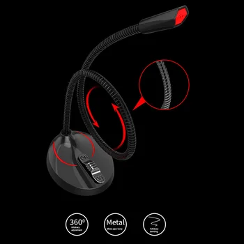 Interview Voiceover Wired Condenser Streaming Office Meeting Plug And Play Vocal Recording Computer Microphone Angle Adjustable 
Interview Voiceover Wired Condenser Streaming Office Meeting Plug And Play Vocal Recording Computer Microphone Angle Adjustable