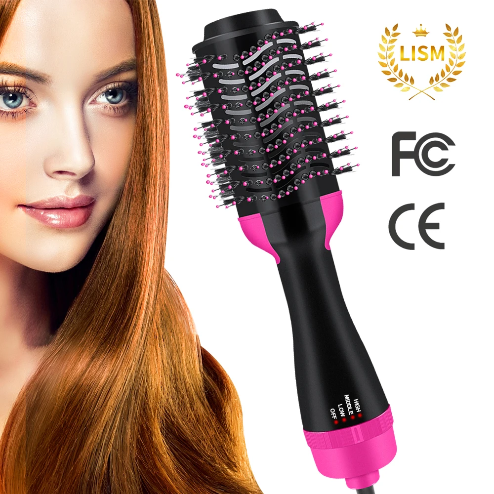 Electric Hair Brush Dryer Curling One-Step Hair Volumizer Dryer Straightener Styling Heating Comb Blow Dryer Brush Dropshipping
Electric Hair Brush Dryer Curling One-Step Hair Volumizer Dryer Straightener Styling Heating Comb Blow Dryer Brush Dropshipping