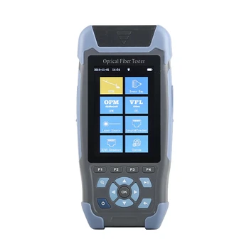 Pro mini OTDR Fiber Optic Reflectometer with 9 Functions VFL OLS OPM Event Map 24dB for 64km Fiber Cable Ethernet Tester
Pro mini OTDR Fiber Optic Reflectometer with 9 Functions VFL OLS OPM Event Map 24dB for 64km Fiber Cable Ethernet Tester