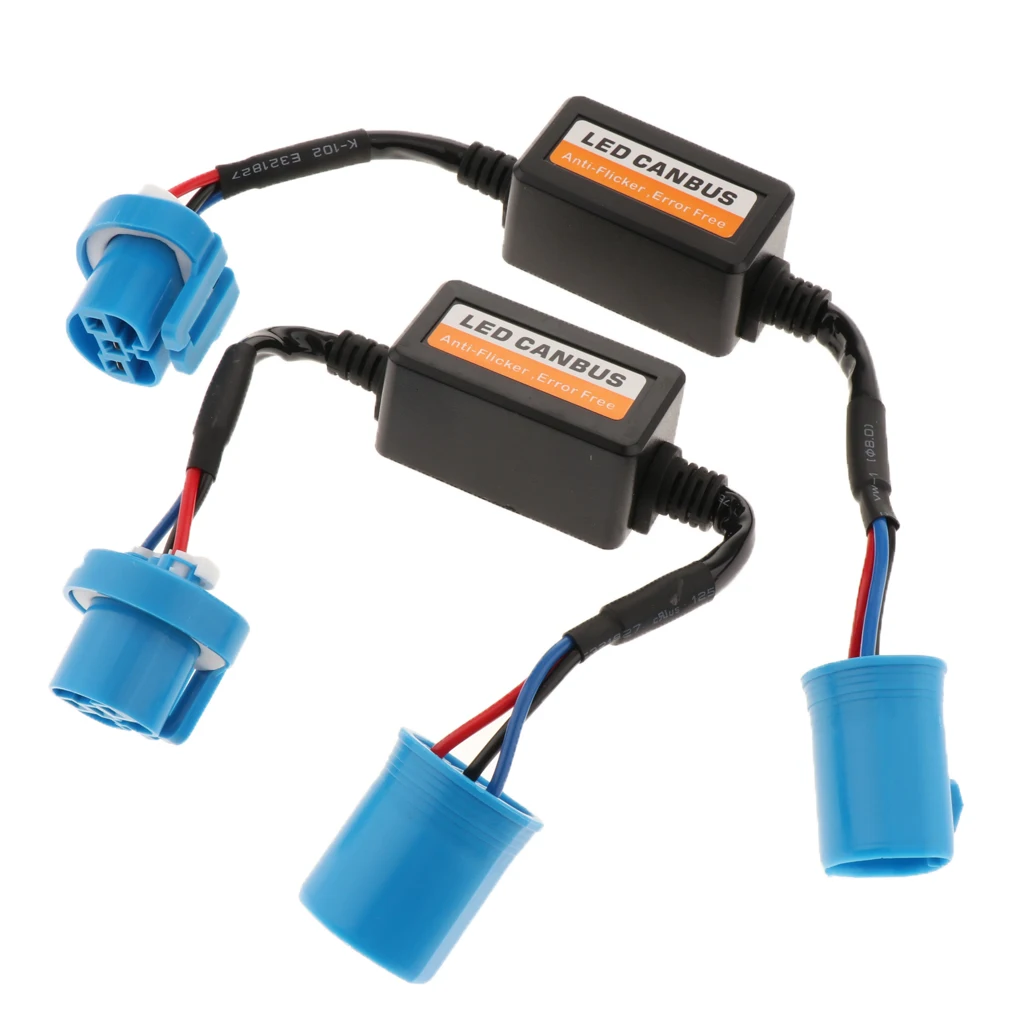 2 Pieces 9007 LED Conversion Kit Headlight Canbus Error Free Anti Flickering Resistor Decoder 2 Pieces 9007 LED Conversion Kit Headlight Canbus Error Free Anti Flickering Resistor Decoder