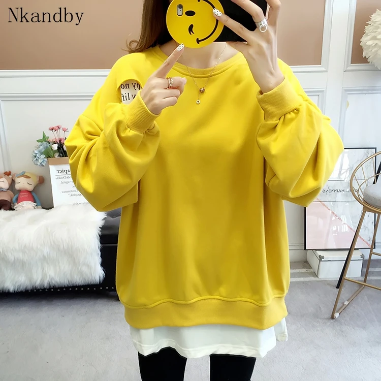 Nkandby Patchwork Harajuku Hole Pullover Sweatshirts Women Autumn Korean Casual Loose Oversized Tops Tracksuit Streetwear
Nkandby Patchwork Harajuku Hole Pullover Sweatshirts Women Autumn Korean Casual Loose Oversized Tops Tracksuit Streetwear