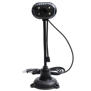 USB 2.0 Computer Webcam with Microphone PC Digital Video Camera Web Camera for Computer (Black)
USB 2.0 Computer Webcam with Microphone PC Digital Video Camera Web Camera for Computer (Black)