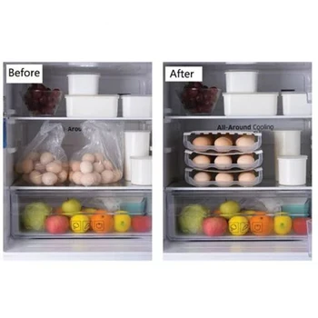Egg Storage Box Single Layer with Lid Large Capacity Auto Roll Plastic Transparent Egg Case 24.9 * 31.2 * 6.5cm TB Sale
Egg Storage Box Single Layer with Lid Large Capacity Auto Roll Plastic Transparent Egg Case 24.9 * 31.2 * 6.5cm TB Sale