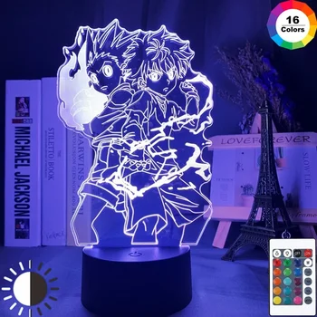 Anime Hunter X Hunter Nightlight Decor Lighting Child Gift HxH Lamp Bedside 16/7 Color Gon and Killua Figure 3d Night Light
Anime Hunter X Hunter Nightlight Decor Lighting Child Gift HxH Lamp Bedside 16/7 Color Gon and Killua Figure 3d Night Light