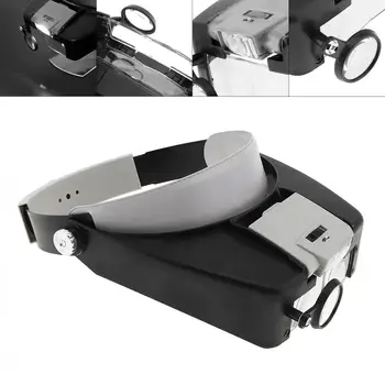Magnifiers 10X ABS Headband Magnifier Head Magnifying Glass Lens Loupe with LED Light and 3 Optical Lens for Jewel Repair
Magnifiers 10X ABS Headband Magnifier Head Magnifying Glass Lens Loupe with LED Light and 3 Optical Lens for Jewel Repair