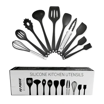 10Pcs Kitchen Utensils Set Silicone Non-stick Cooking Utensils All Over Silica Gel Utensil Kitchenware DIY Kitchen Cooking Tools
10Pcs Kitchen Utensils Set Silicone Non-stick Cooking Utensils All Over Silica Gel Utensil Kitchenware DIY Kitchen Cooking Tools