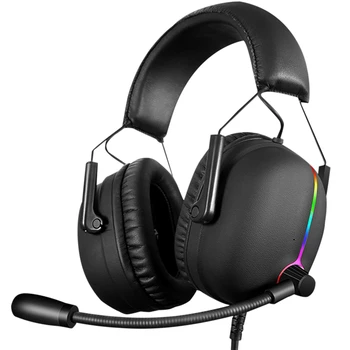 SUTAI V11 Game Headset 7.1 Headset Computer Headset RGB Lamp ENC Noise Reduction Headset 6 Speakers
SUTAI V11 Game Headset 7.1 Headset Computer Headset RGB Lamp ENC Noise Reduction Headset 6 Speakers