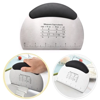 DIY Baking Supplies Shaving Cutter Scale Cutters Pizza Dough Scraper Bread Separator Flour Pastry Cake Tool Stainless Steel
DIY Baking Supplies Shaving Cutter Scale Cutters Pizza Dough Scraper Bread Separator Flour Pastry Cake Tool Stainless Steel