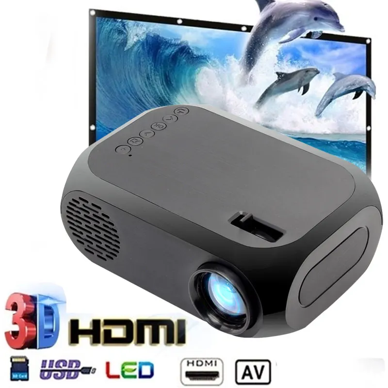 UC18 LCD FHD Smart Projector 3D 1920*1080P Mini Interfaces Projector Support USB AV HDMI Movie Home Cinema Film
UC18 LCD FHD Smart Projector 3D 1920*1080P Mini Interfaces Projector Support USB AV HDMI Movie Home Cinema Film