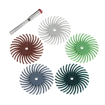 New 6Pcs Detail Abrasive Brush Mixed Grit Coarse Tool Accessories For Rotary Tools
New 6Pcs Detail Abrasive Brush Mixed Grit Coarse Tool Accessories For Rotary Tools