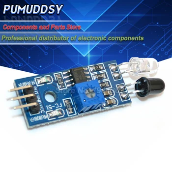 5PCS Infrared barrier Module car obstacle avoidance obstacle sensors Black Line Identify adjustable distance
5PCS Infrared barrier Module car obstacle avoidance obstacle sensors Black Line Identify adjustable distance