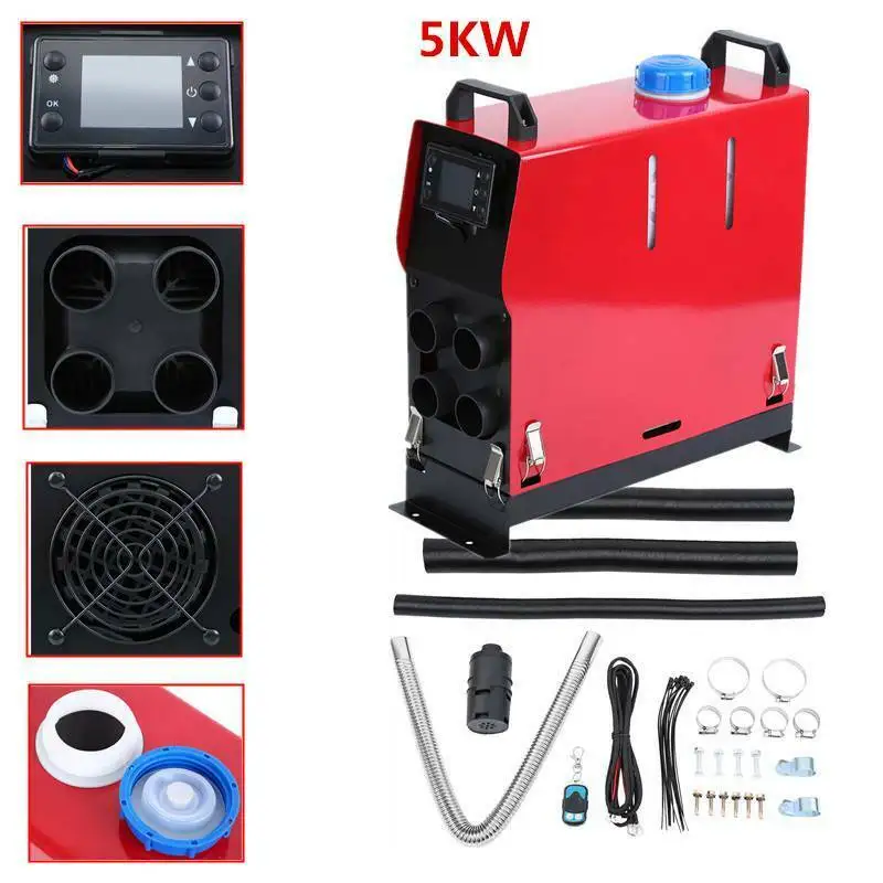 Car heater 12V 5KW Air Diesel Air Heater 4 Holes with LCD Monitor Remote Control for Truck Boats Bus Car
Car heater 12V 5KW Air Diesel Air Heater 4 Holes with LCD Monitor Remote Control for Truck Boats Bus Car
