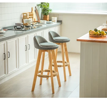 Bar Chair, Nordic Modern Simple Household Solid Wood High Stool, Bar Stool, Bar Chair, Leisure Backrest Chair, Stool
Bar Chair, Nordic Modern Simple Household Solid Wood High Stool, Bar Stool, Bar Chair, Leisure Backrest Chair, Stool