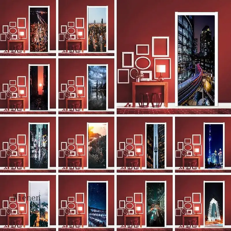 Decorative Home Modern City Night View Door Stickers Waterproof And Moisture-proof Stickers Renovation Self-adhesive Bedroom PVC
Decorative Home Modern City Night View Door Stickers Waterproof And Moisture-proof Stickers Renovation Self-adhesive Bedroom PVC