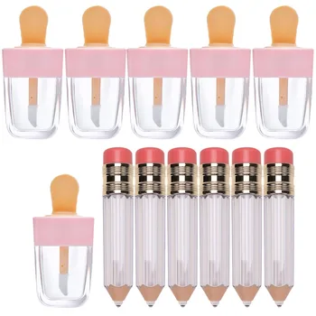 6Pcs Tubes Empty Bottle Liquid Lipstick Tube for Storage Girl Makeup Lady 
6Pcs Tubes Empty Bottle Liquid Lipstick Tube for Storage Girl Makeup Lady