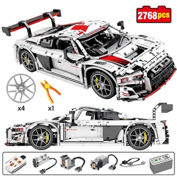 2768pcs Creator City Technic RC/non-RC Racing Car MOC Model Remote Control Sports Vehicles Building Blocks Bricks Toys for Kids
2768pcs Creator City Technic RC/non-RC Racing Car MOC Model Remote Control Sports Vehicles Building Blocks Bricks Toys for Kids