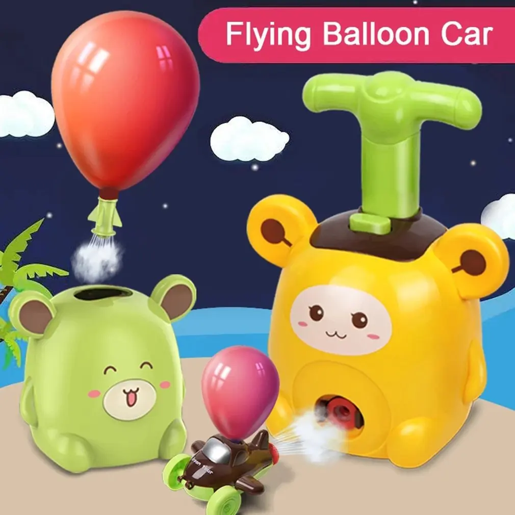 Inertia Flying Power Balloon Car With Rocket Launcher Cartoon Balloon Car Puzzle Toy Science Experimen Toy for Children Gift
Inertia Flying Power Balloon Car With Rocket Launcher Cartoon Balloon Car Puzzle Toy Science Experimen Toy for Children Gift