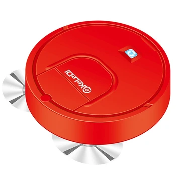 1800Pa Multifunctional Smart Floor Cleaner,3-In-1 Auto Rechargeable Smart ing Robot Dry Wet ing Vacuum Cleaner Red
1800Pa Multifunctional Smart Floor Cleaner,3-In-1 Auto Rechargeable Smart ing Robot Dry Wet ing Vacuum Cleaner Red