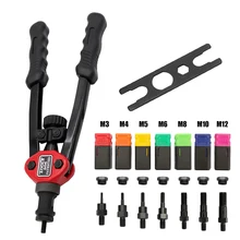 M3M4M5M6M8M10M12 Automatic Riveter Threaded Rivets Drilling Rivet Machine Tool Hand Rivet Nut Tool Kit
M3M4M5M6M8M10M12 Automatic Riveter Threaded Rivets Drilling Rivet Machine Tool Hand Rivet Nut Tool Kit