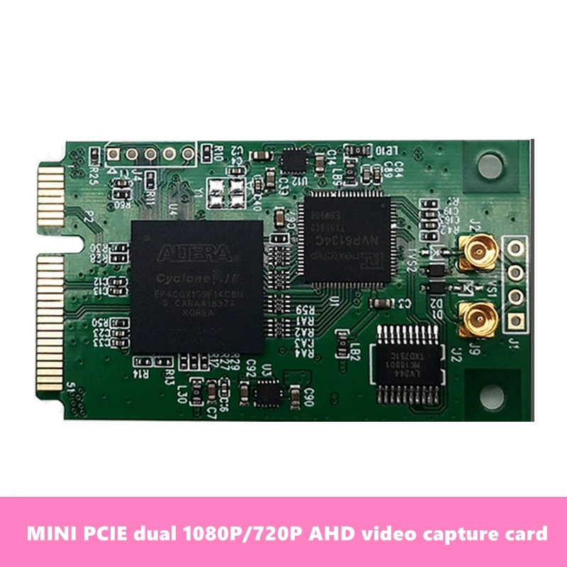MINI PCIE Dual 1080P/720P AHD Video Capture Card Free WIN SDK Support WINDOWS SDK Driver Development
MINI PCIE Dual 1080P/720P AHD Video Capture Card Free WIN SDK Support WINDOWS SDK Driver Development