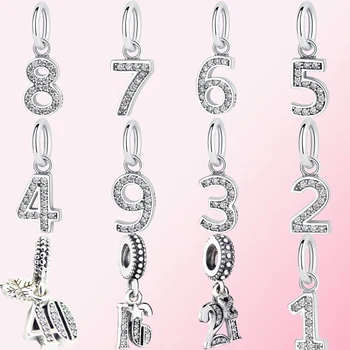 2019 100% 925 Sterling Silver Classic Digital Women's Charm DIY Jewelry Pendant Jewelry Free Shipping Wholesale
2019 100% 925 Sterling Silver Classic Digital Women's Charm DIY Jewelry Pendant Jewelry Free Shipping Wholesale