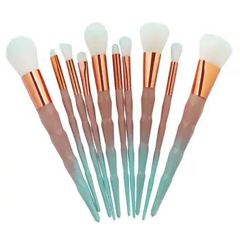 10pcs Unicorn Diamond Makeup Brushes Set Green Macarons color Facial Foundation Contour Blusher Cosmetic Makeup Brushes Kit
10pcs Unicorn Diamond Makeup Brushes Set Green Macarons color Facial Foundation Contour Blusher Cosmetic Makeup Brushes Kit