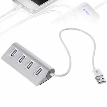 USB 2.0 Combo Computer Laptop Tablet Adapter Splitter High Speed Expander Portable Multi Accessories Hub Aluminum Alloy 4 Port
USB 2.0 Combo Computer Laptop Tablet Adapter Splitter High Speed Expander Portable Multi Accessories Hub Aluminum Alloy 4 Port