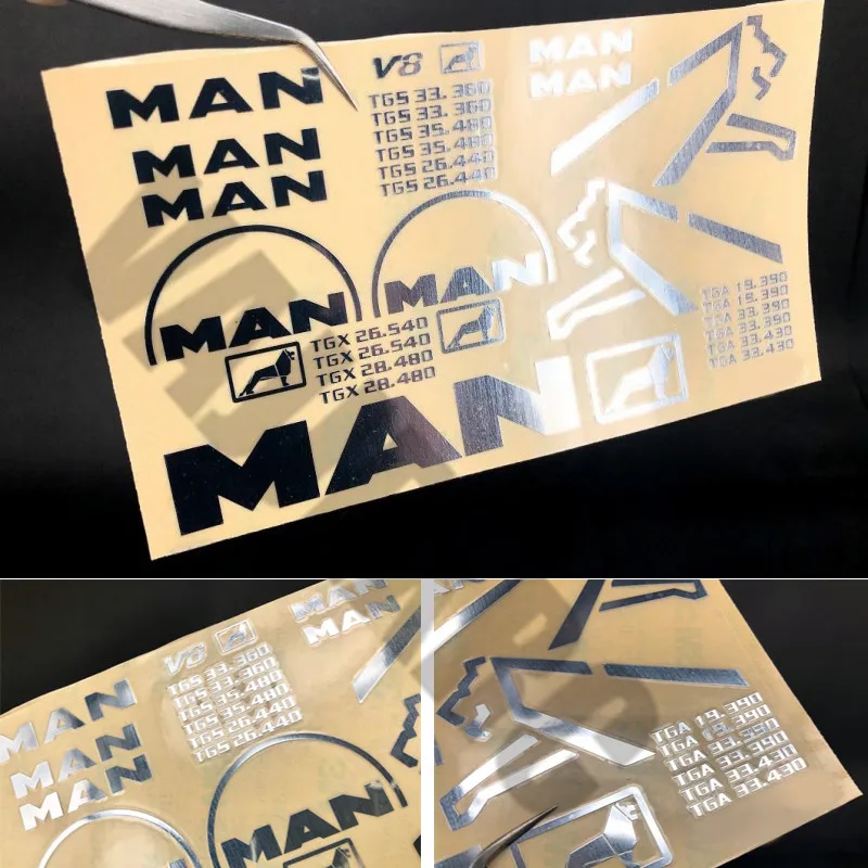 Truck Body Decoration Stickers Suitable for 1/14 Remote Control TAMIYA Tractor MAN TGX
Truck Body Decoration Stickers Suitable for 1/14 Remote Control TAMIYA Tractor MAN TGX