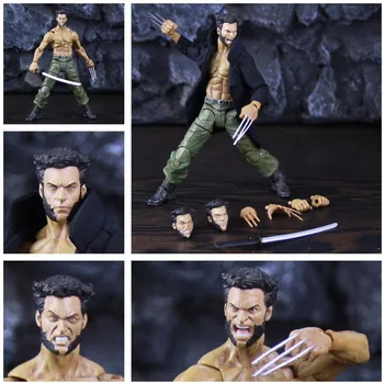 X MEN Logan 8" Movie Action Figure Wolf Man Angry Face 3 Heads Claws Hugh Michael Jackman Film X-MEN Legends Toys Doll Model
X MEN Logan 8" Movie Action Figure Wolf Man Angry Face 3 Heads Claws Hugh Michael Jackman Film X-MEN Legends Toys Doll Model
